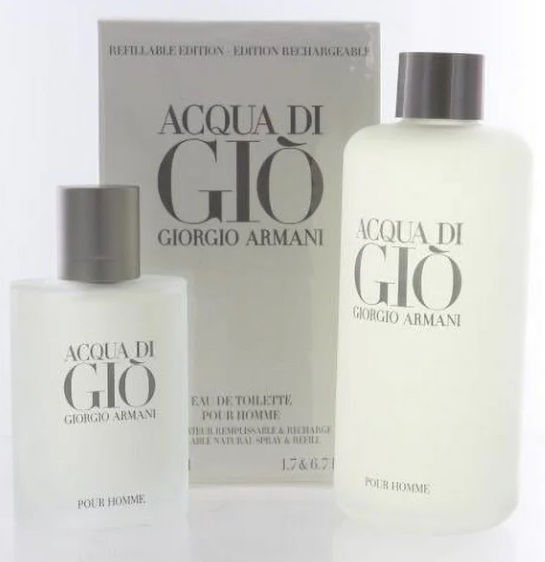 Giorgio Armani Acqua di Giò Pour Homme refillable Zestaw